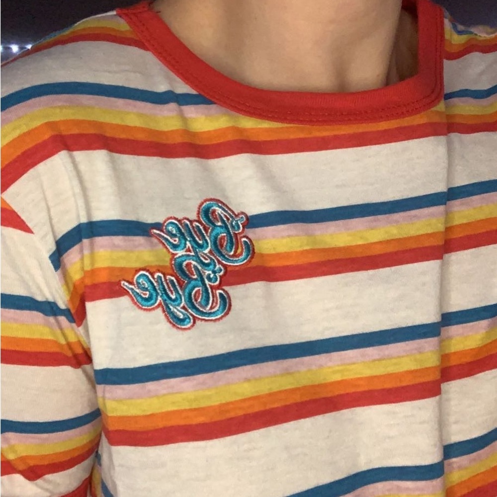 “Bye Bye” colorful T-shirt